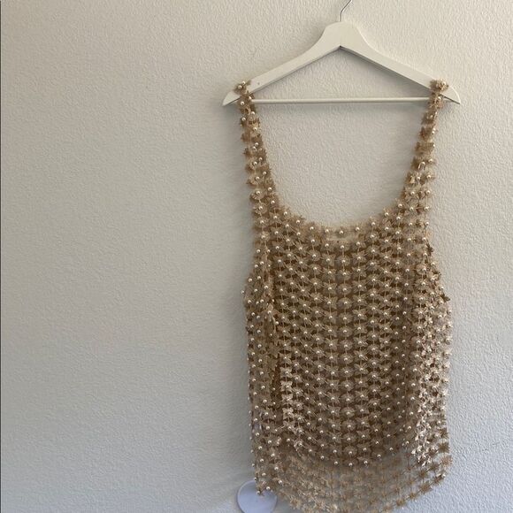 Anthropologie Beaded Lace Tunic Vest – One Size Fits Most - Picture 6 of 13